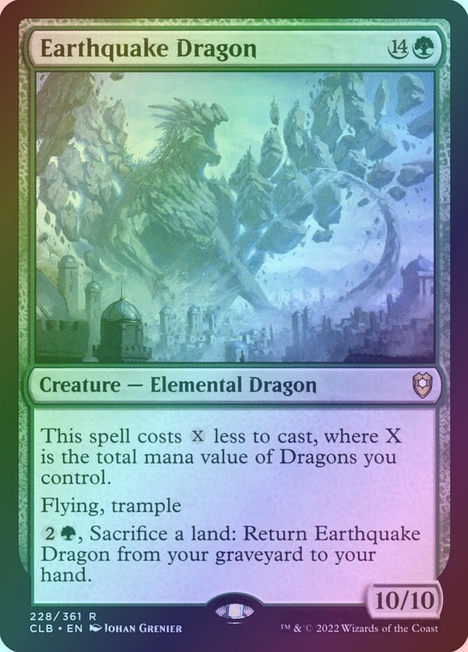 Earthquake Dragon (CLB) (228) / Foil