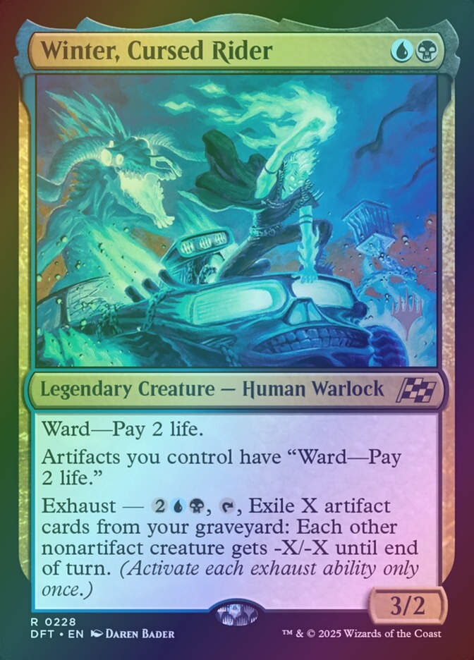 Winter, Cursed Rider (PDFT) (228p) / Foil