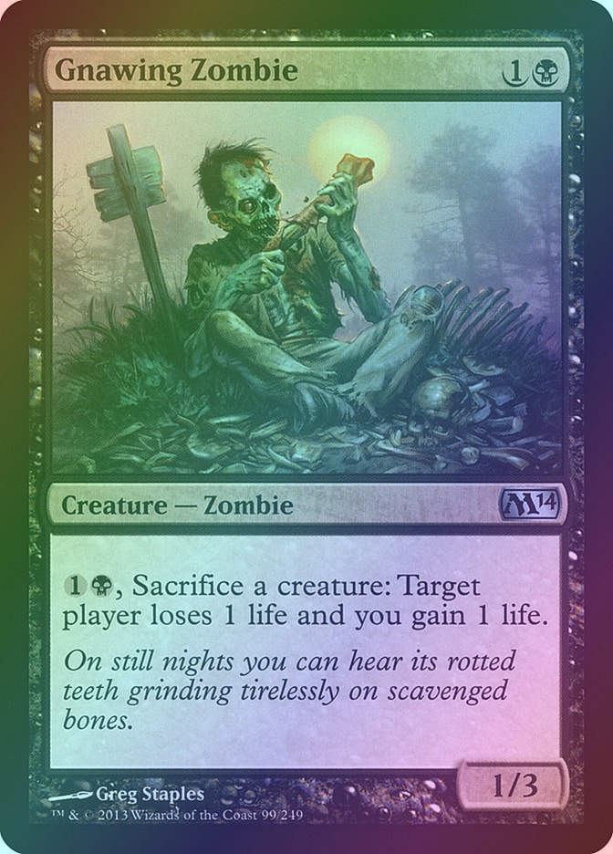 Gnawing Zombie (M14) (99) / Foil