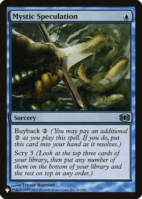 Mystic Speculation (PLST) (FUT-41)