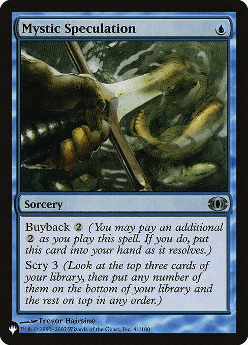 Mystic Speculation (PLST) (FUT-41)