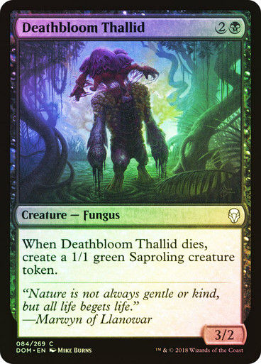 Deathbloom Thallid (DOM) (84) / Foil
