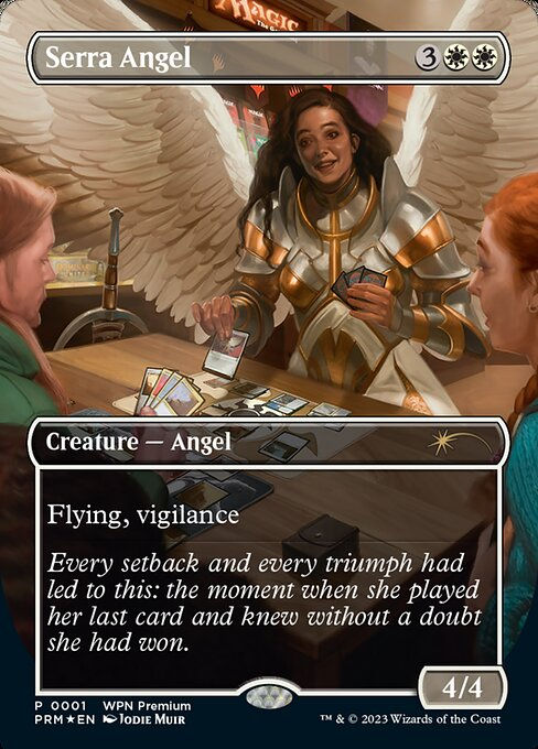 Serra Angel (PW24) (1) / Foil / Borderless