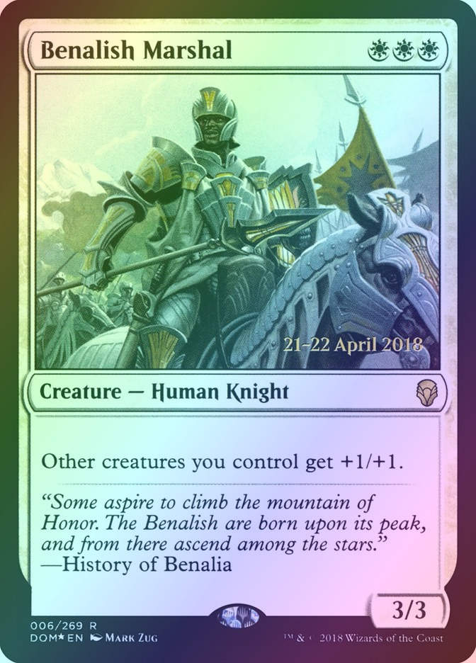 Benalish Marshal (PDOM) (6s) / Foil