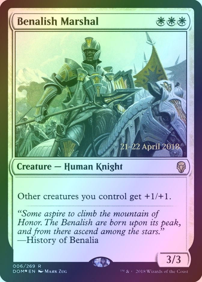 Benalish Marshal (PDOM) (6s) / Foil