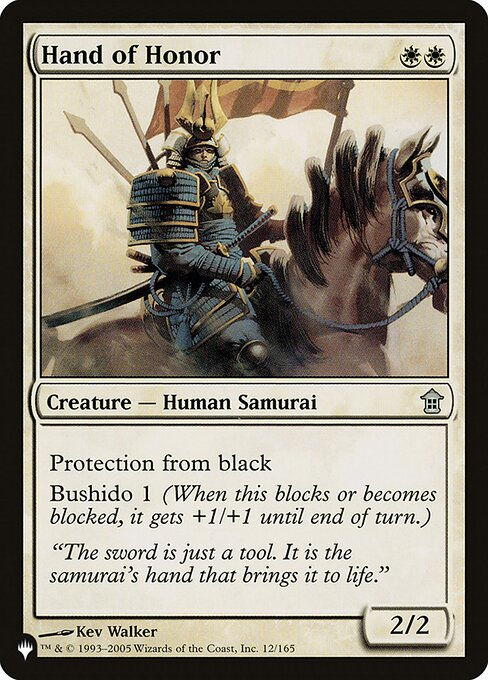 Hand of Honor (PLST) (SOK-12)