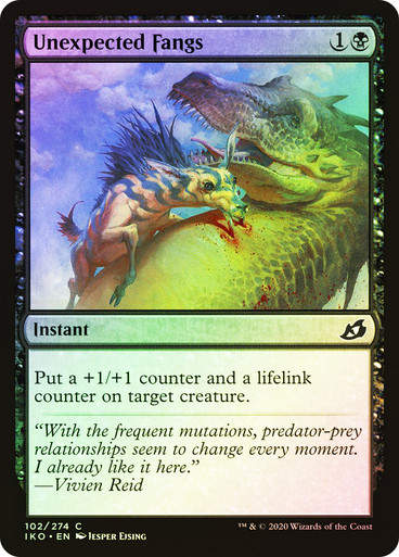 Unexpected Fangs (IKO) (102) / Foil