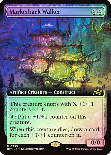 Marketback Walker (DFT) (393) / Foil / Extended Art