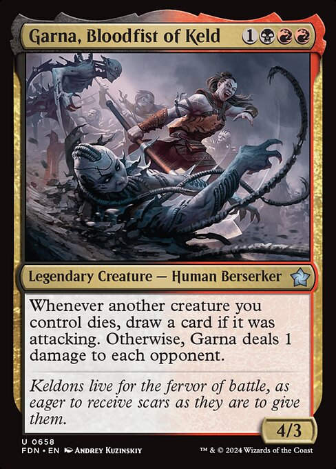 Garna, Bloodfist of Keld (FDN) (658) (Starter)