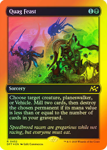 Quag Feast (DFT) (452)  / First Place Foil