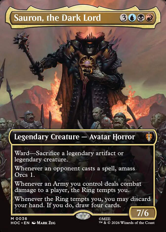 Sauron, the Dark Lord (HOC) (36) / Borderless