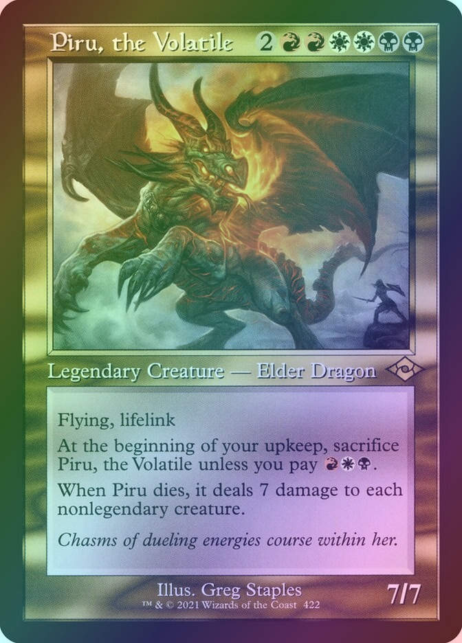 Piru, the Volatile (MH2) (422) / Foil