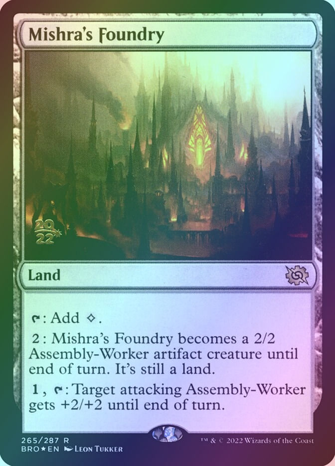 Mishra's Foundry (PBRO) (265s) / Foil