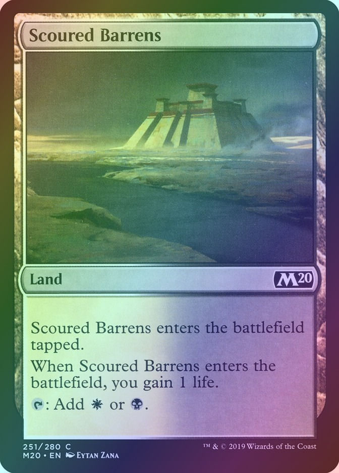 Scoured Barrens (M20) (251) / Foil