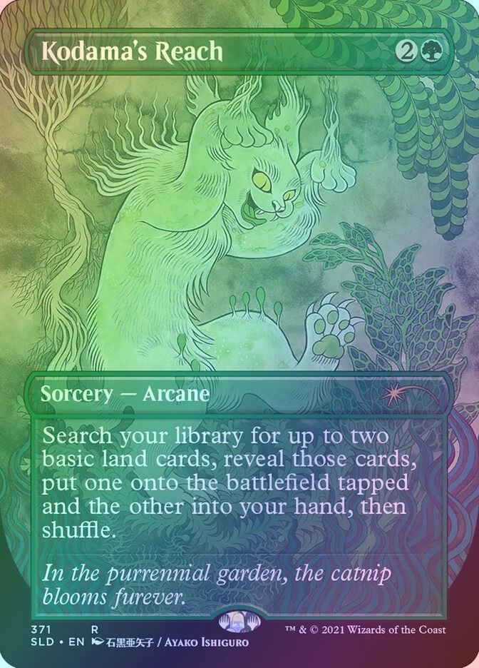 Kodama's Reach (SLD) (371) / Borderless / Foil