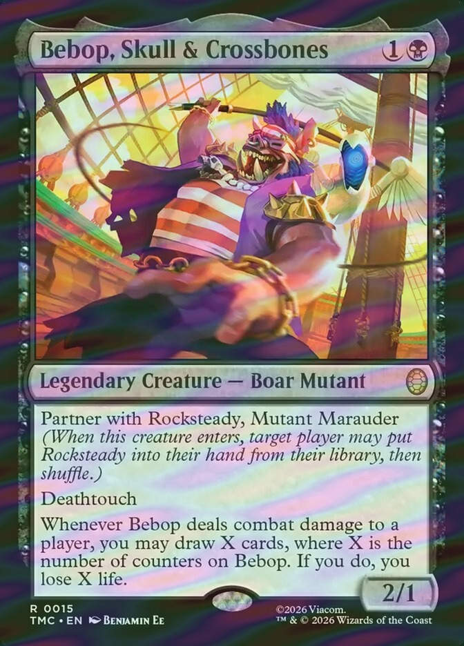 Bebop, Skull & Crossbones (TMC) (15) / Surge Foil