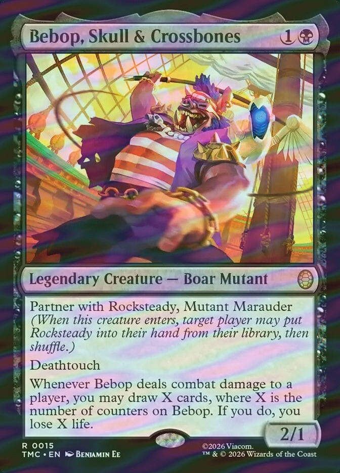 Bebop, Skull & Crossbones (TMC) (15) / Surge Foil
