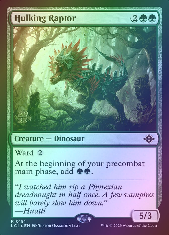 Hulking Raptor (PLCI) (191s) / Foil