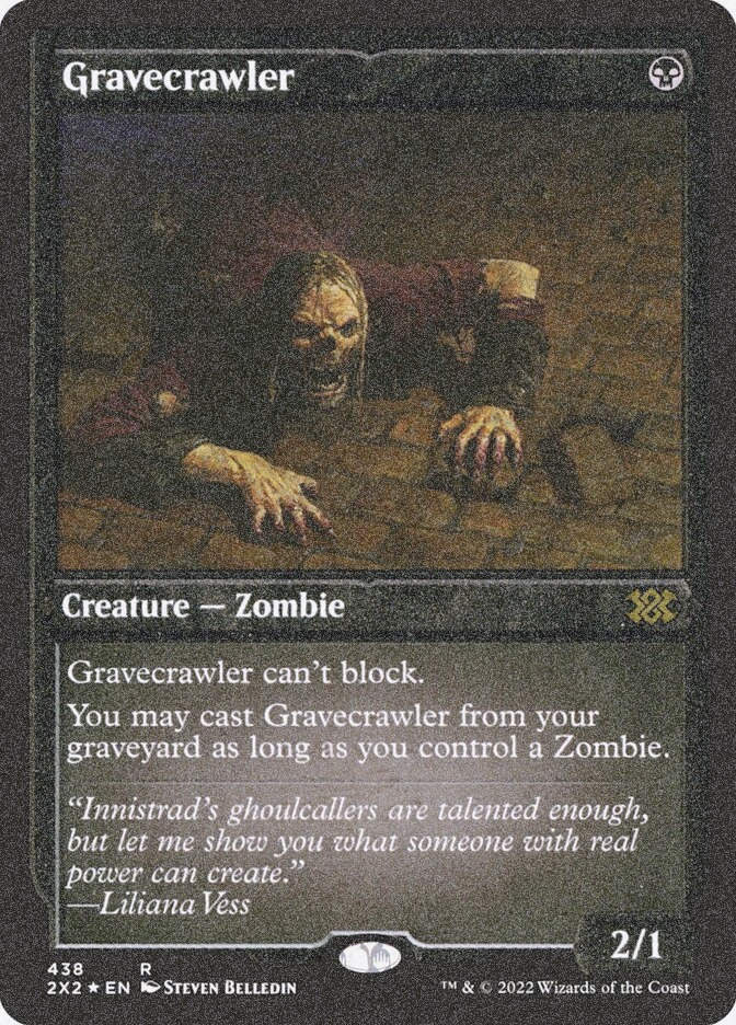 Gravecrawler (2X2) (438) / Foil Etched