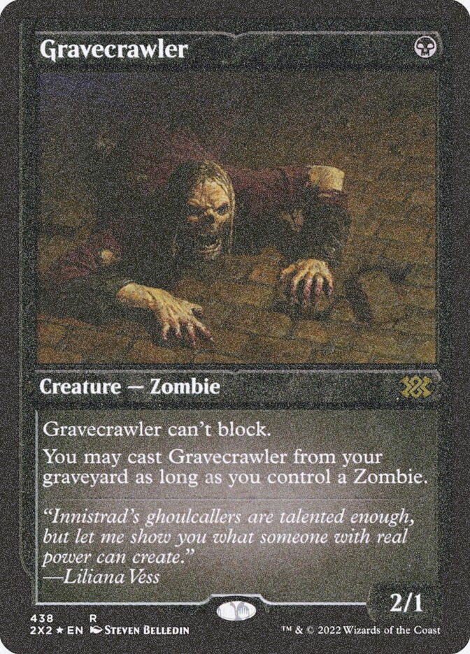 Gravecrawler (2X2) (438) / Foil Etched