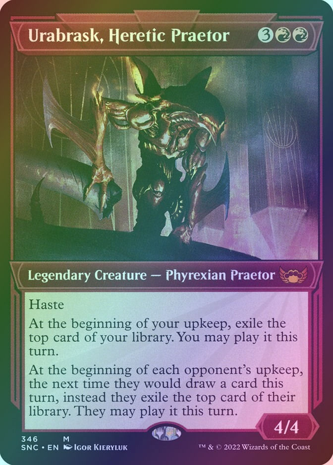 Urabrask, Heretic Praetor (SNC) (346) / Showcase / Foil
