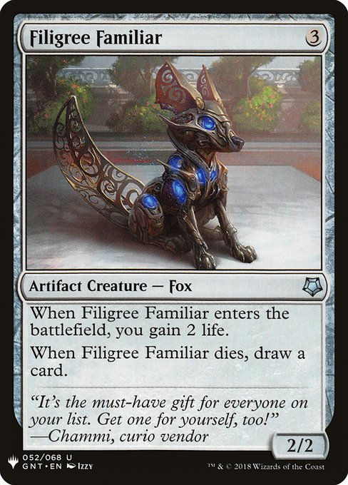 Filigree Familiar (PLST) (GNT-52)
