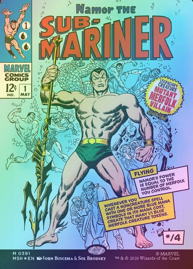 Namor the Sub-Mariner (MSH) (391) / Comic / Foil