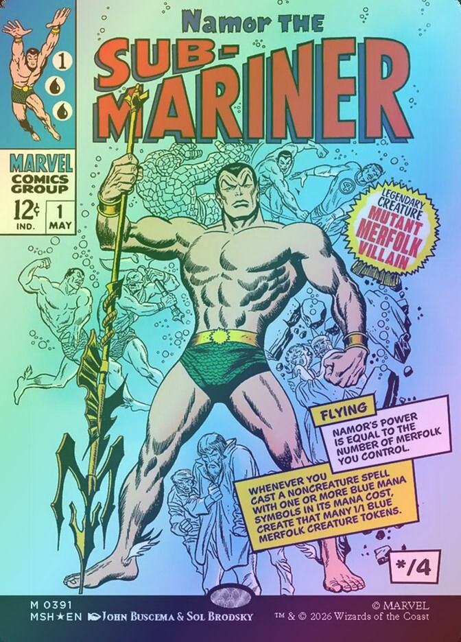 Namor the Sub-Mariner (MSH) (391) / Comic / Foil