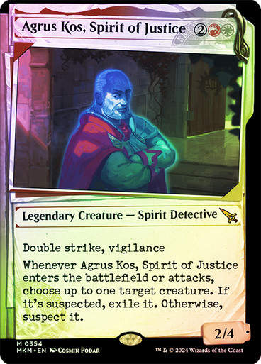 Agrus Kos, Spirit of Justice (mkm) (354) / Showcase Foil