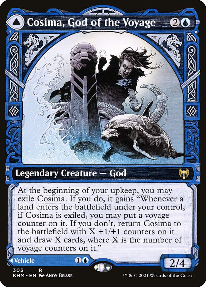 Cosima, God of the Voyage // The Omenkeel (KHM) (303) / Showcase