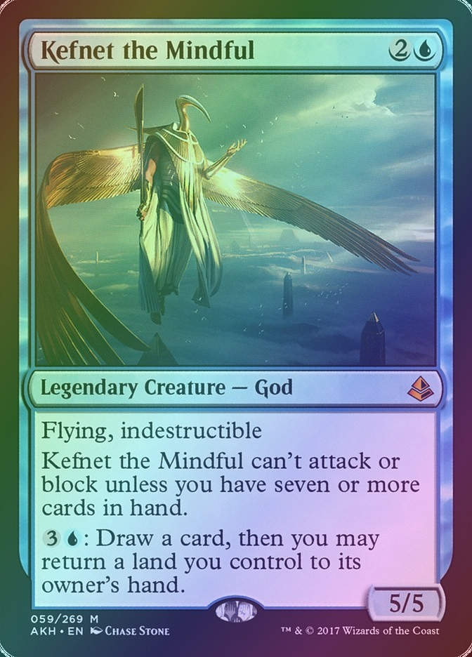 Kefnet the Mindful (AKH) (59) / Foil