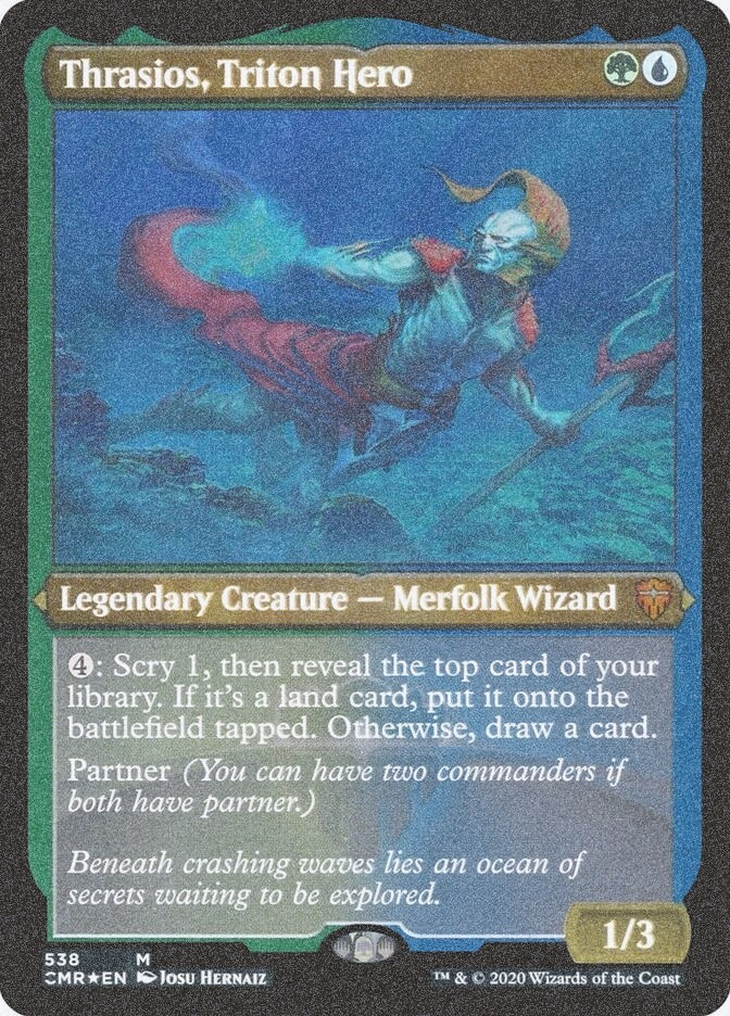 Thrasios, Triton Hero (CMR) (538) / Foil Etched