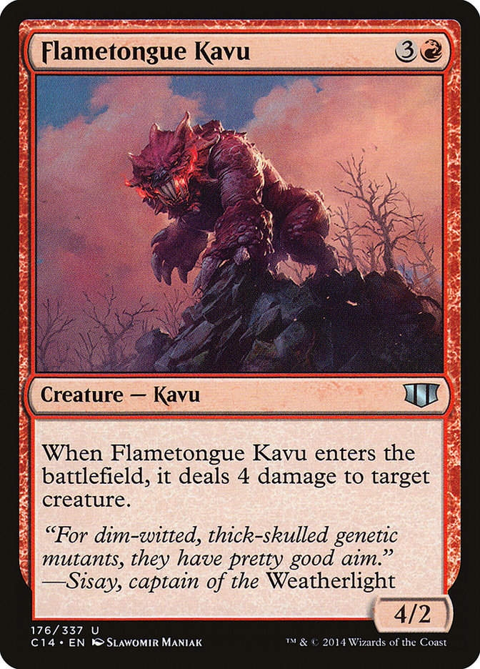 Flametongue Kavu (c14)