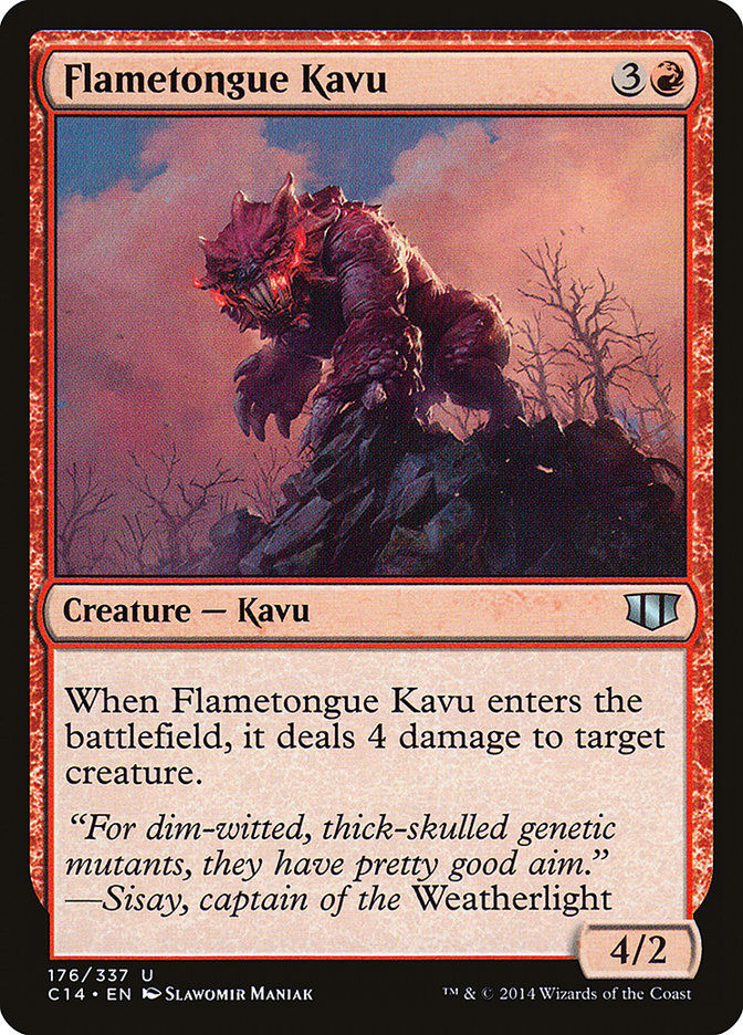 Flametongue Kavu (c14)