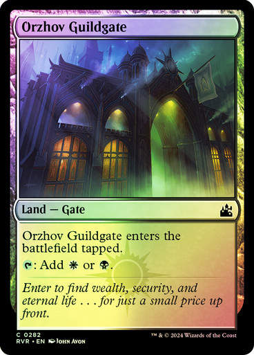 Orzhov Guildgate (rvr) (282) / Foil