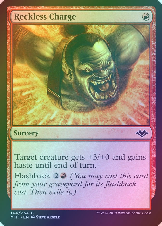Reckless Charge (MH1) (144) / Foil