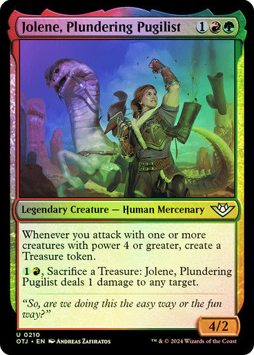 Jolene, Plundering Pugilist (otj) (210) / Foil