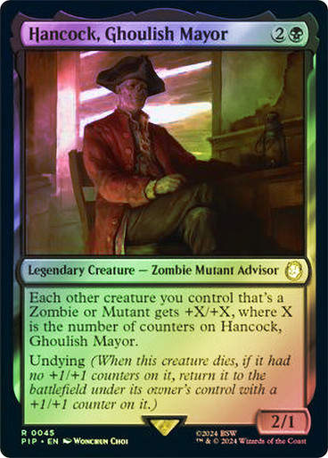 Hancock, Ghoulish Mayor (pip) (45) / Foil