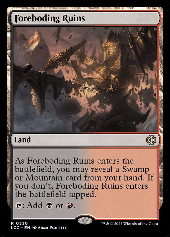 Foreboding Ruins (LCC) (330)