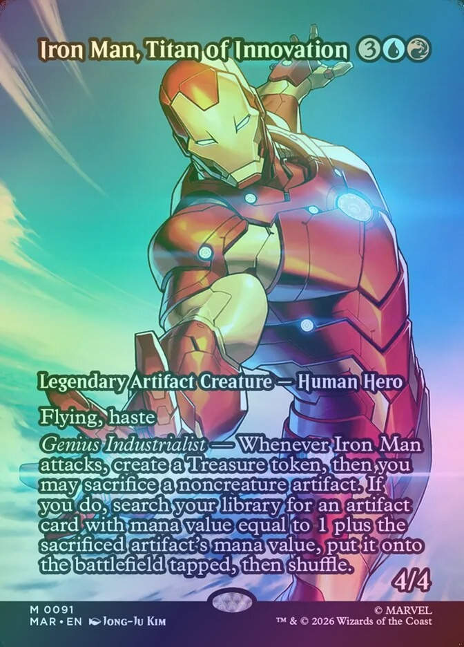 Iron Man, Titan of Innovation (MAR) (91) / Foil