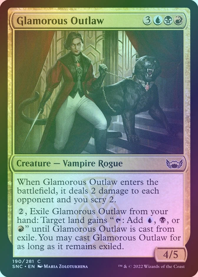 Glamorous Outlaw (SNC) (190) / Foil