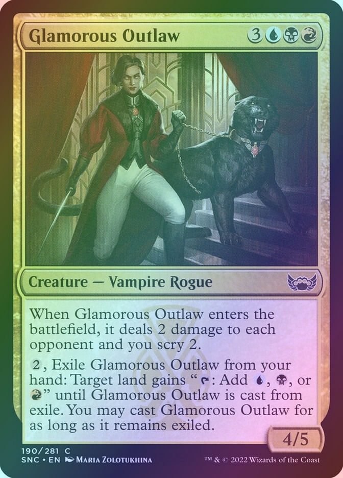 Glamorous Outlaw (SNC) (190) / Foil