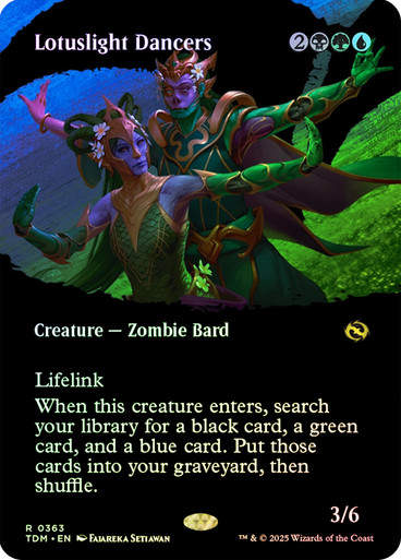 Lotuslight Dancers (TDM) (363) / Foil / Showcase BL