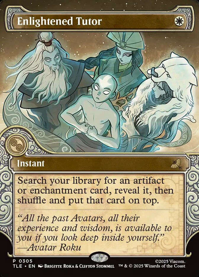 Enlightened Tutor (TLE) (305) / Borderless / Showcase