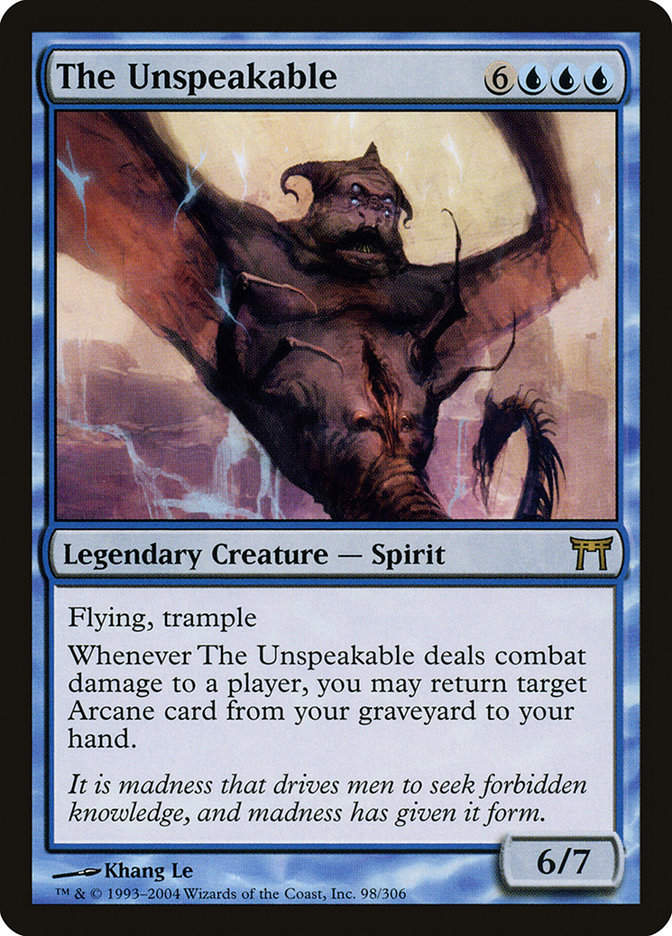 The Unspeakable (CHK) (98)