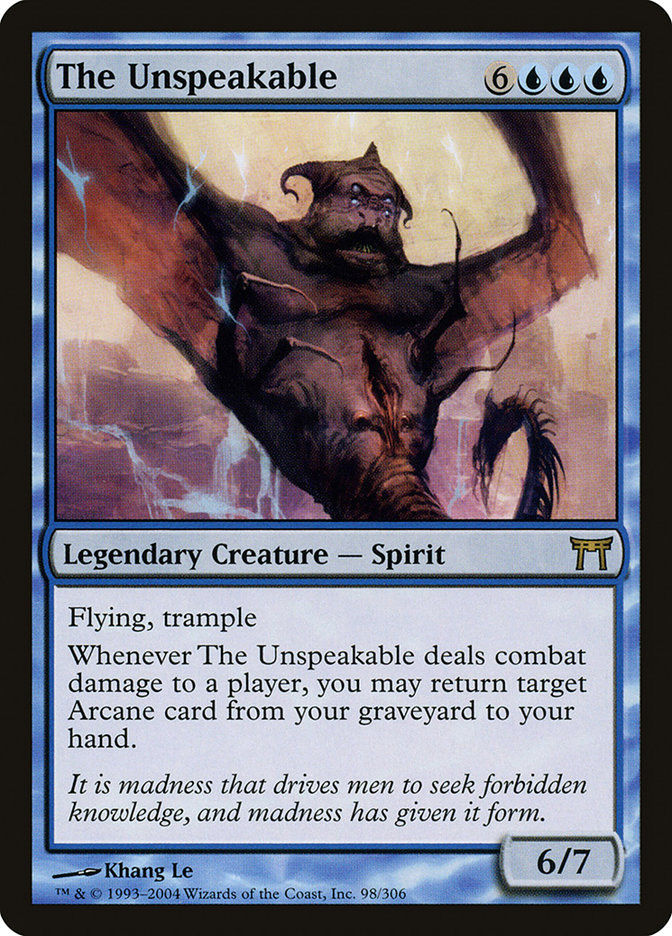 The Unspeakable (CHK) (98)