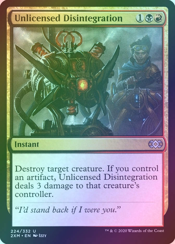 Unlicensed Disintegration (2XM) (224) / Foil
