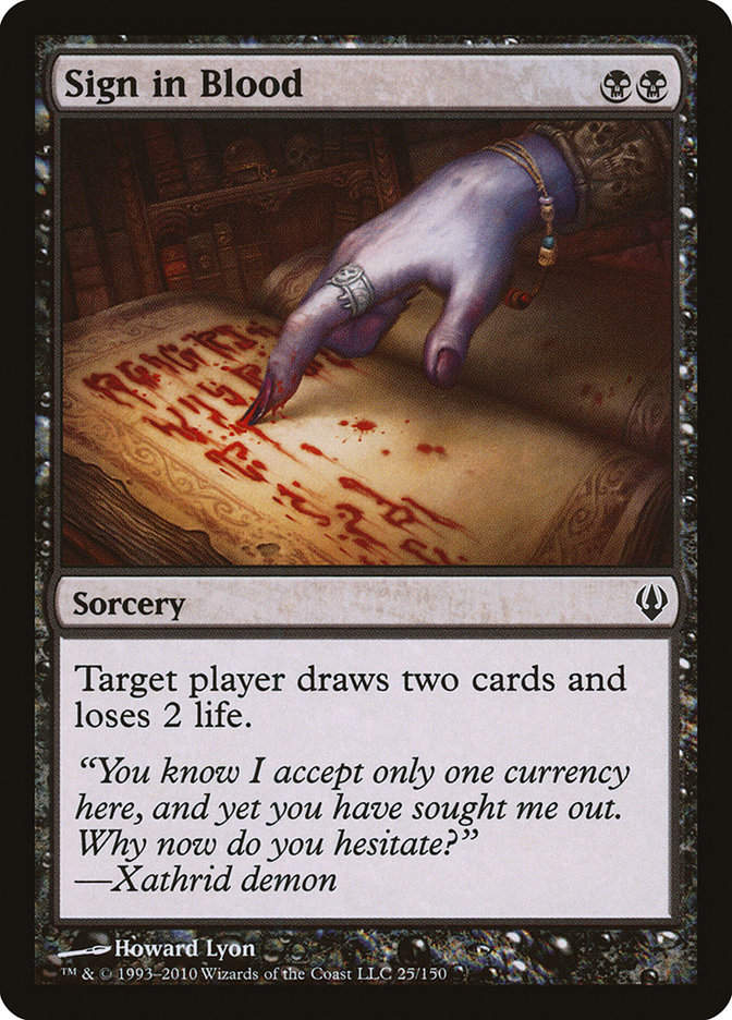 Sign in Blood (ARC) (25)