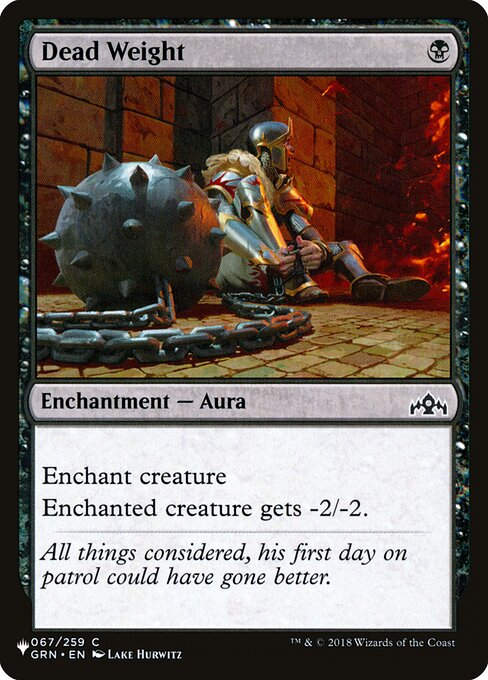 Dead Weight (PLST) (GRN-67)