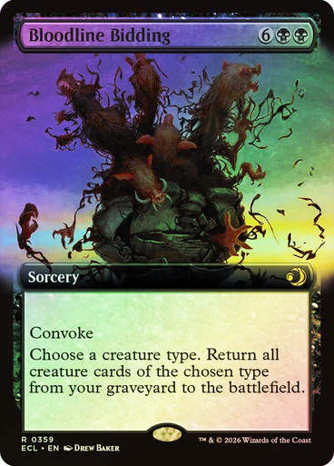 Bloodline Bidding (ECL) (359) / Extended Art / Foil